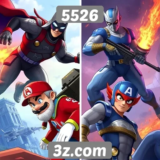Comparativo entre jogos populares em 5526
